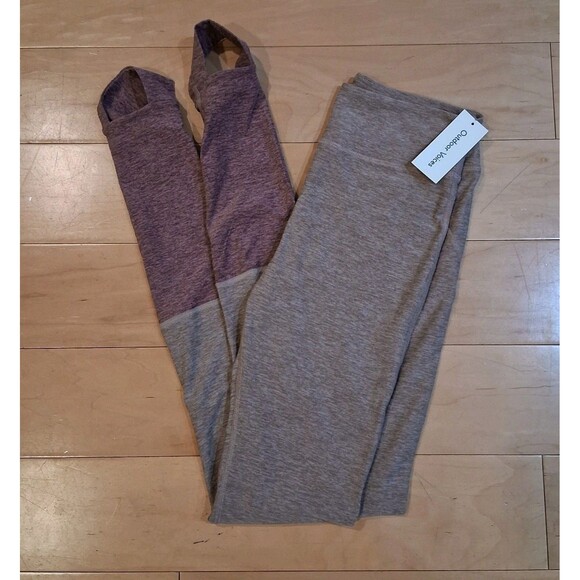 NWT Outdoor Voices Cloudknit Stir Up Leggings Size M Mocha/Deep Taupe Ballet Gym - Picture 2 of 8